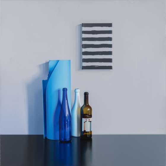 POWIĘKSZENIE, 100 cm x 100 cm, olej na płótnie, 2018