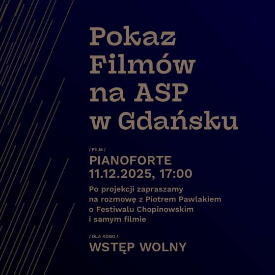„Pianoforte” | Pokaz filmów na ASP Gdańsk ~ festiwal Against Gravity - 1