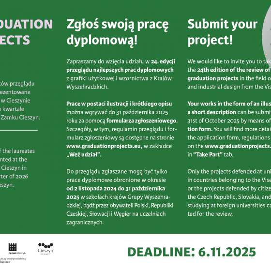 Gradutation Projects - międzynarodowy konkurs dyplomów z grafiki projektowej i wzornictwa - 2