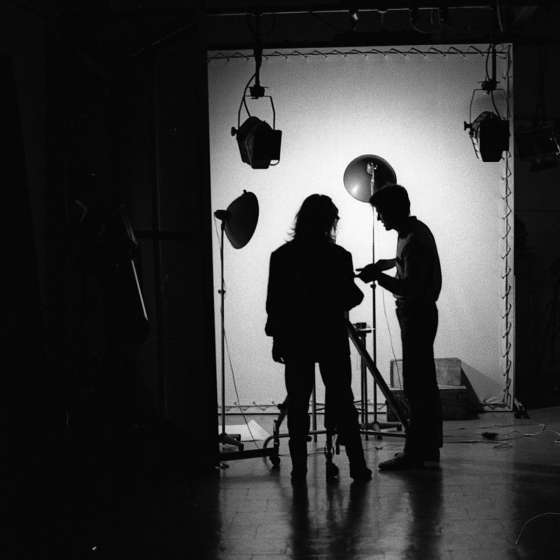 Zajęcia w pracowni Fotografii. St. wykł. Witold Węgrzyn, lata 80 [III/293/28]