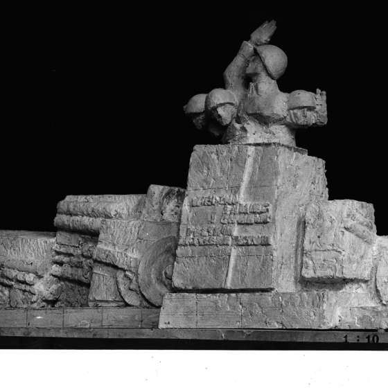 Projekt pomnika w skali 1:10; 1978-1980; I/A/6/8