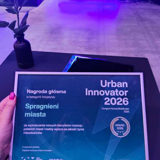 Nagroda Główna Urban Innovator 2026 dla „Spragnieni Miasta”! - 3