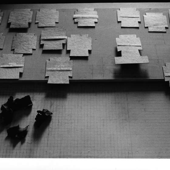 Projekt Cmentarza Poległych Obrońców Westerplatte; 1986-1987; I/A/8/2