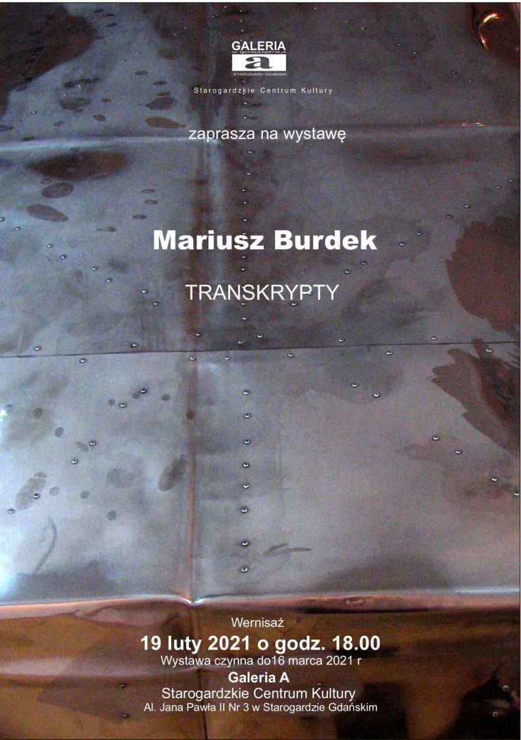 Mariusz Burdek. Transkrypty