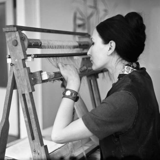 Pracownia tkaniny prof. Józefy Wnukowej, 1971 [I/42/4]