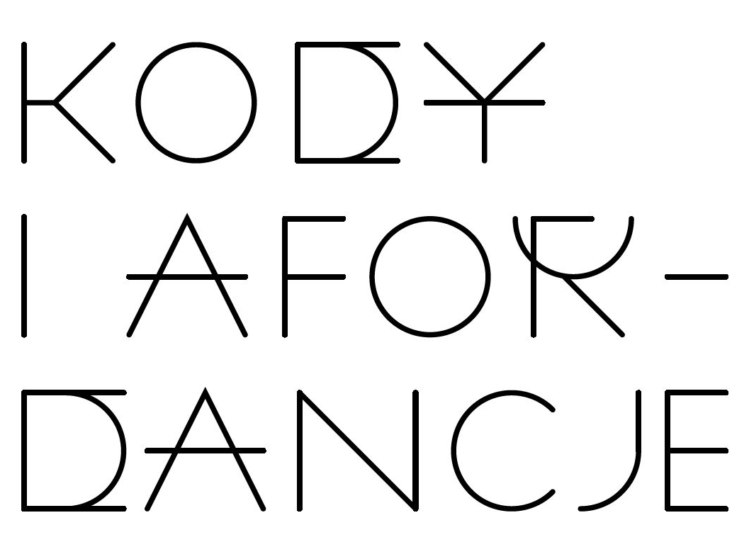 KODY I AFORDANCJE wystawa sztuki współczesnej