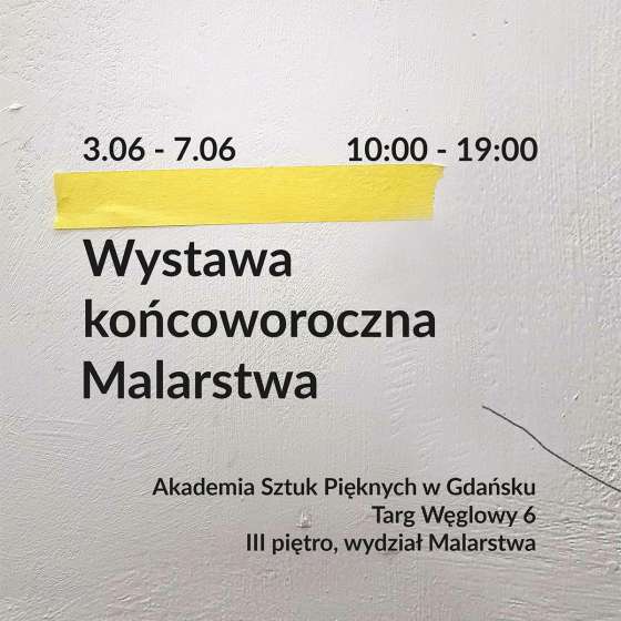 Wystawa Końcoworoczna Malarstwa