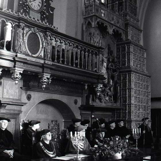 50-lecie PWSSP w Dworze Artusa w Gdańsku, 1995 [XIX/2/032]