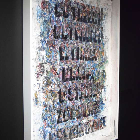 W Polsce... gablota 140x100x11cm, 2024