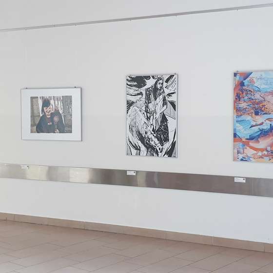 Wystawa studentów Wydziału Grafiki w Uniwersyteckim Centrum Klinicznym - 4