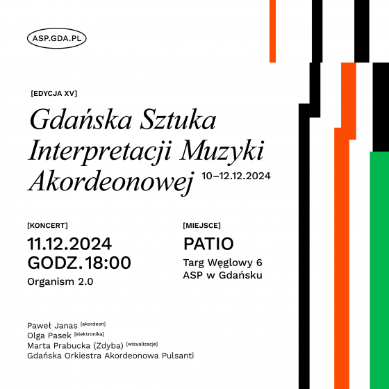 15. Gdańska Sztuka Muzyki Akordeonowej | Koncerty w Patio!