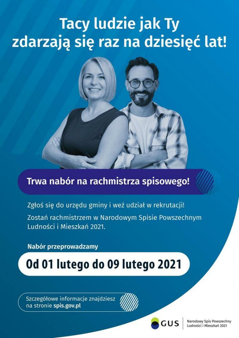 Miasto Gdańsk: Zostań rachmistrzem spisowymw Narodowym Spisie Powszechnym 2021