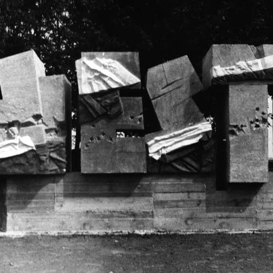 Fragment rzeźby Westerplatte; Westerplatte; 1986-1987; I/A/8/16