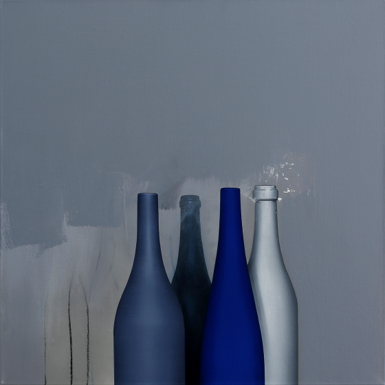 BEZ TYTUŁU, 50 x 50 cm, olej, akryl na płótnie, 2021