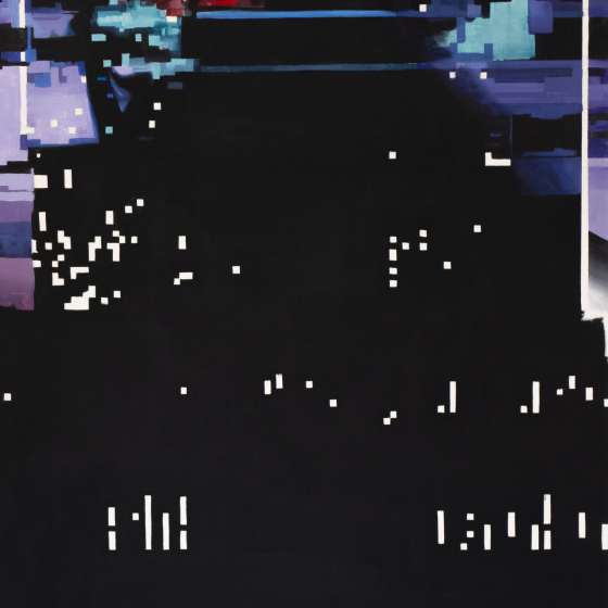 Memory card, akryl na płótnie, 150x100 cm, 2022