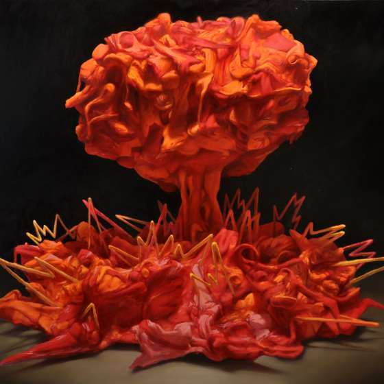 Marcin Zawicki, MEGAHIT, Acrylic and oil on canvas, 160 x 200cm, 2025 