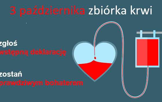 Krwiobus przy Tkackiej! 3 października - oddaj krew potrzebującym