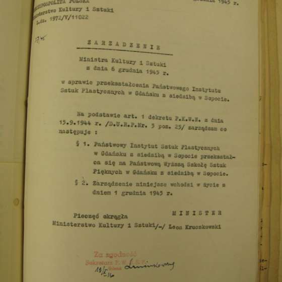 Archiwum ASP w Gdańsku
