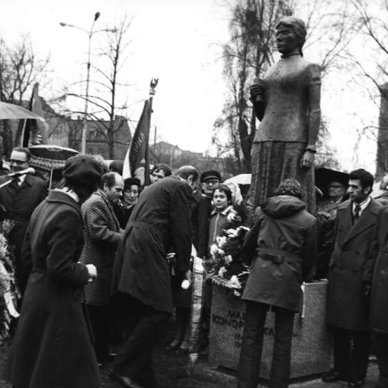 Akt odsłonięcia pomnika Marii Konopnickiej w Gdańsku, 1977 [I.A.00004]