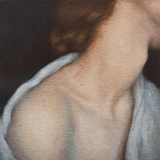 Bez tytułu, Technika olejna, 18x24 cm, 2020
