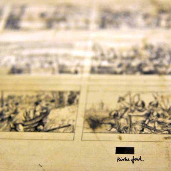 Kamień litograficzny używany do druku wysokonakładowego