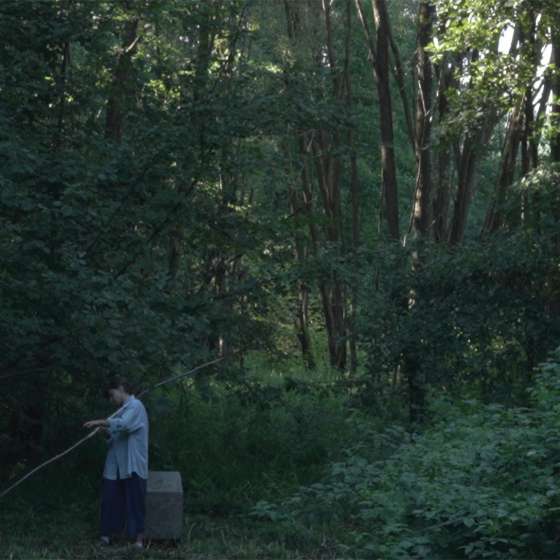Część I: Biały kręgosłup. Zestaw prac składający się z obiektów, video performance'u oraz dzwięku Część II: Zasiewy. Cykl autoportretów
