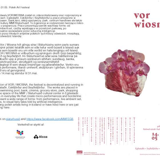 Prace naszych artystek i artystów na festiwalu VOR na Islandii 