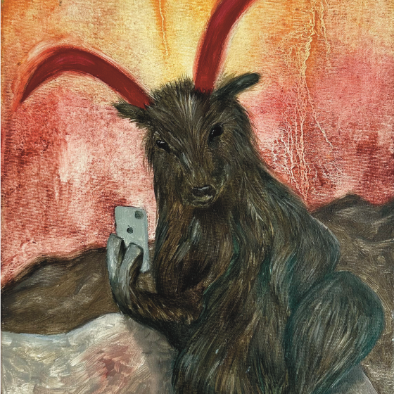 Atak, 40x30 cm, olej na płótnie