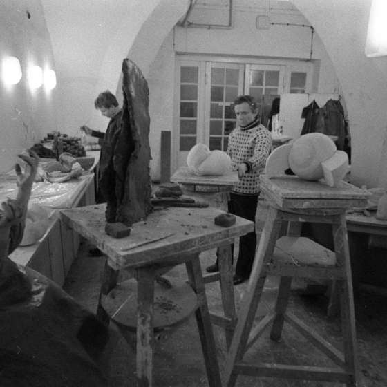 Pracownia rzeźby prof. Alberta Zalewskiego, lata 70 [I/20/22]