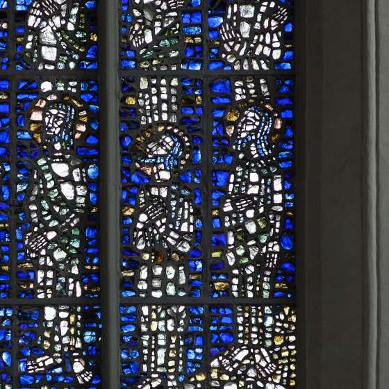 Witraż - okno prezbiterium Kościoła św. Józefa; Gdańsk