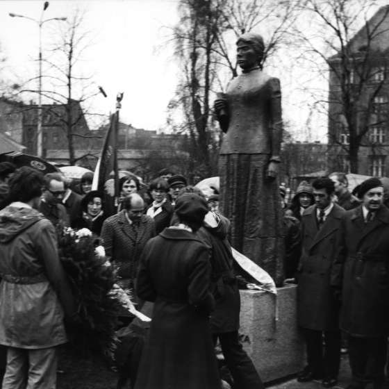 Odsłonięcie pomnika; Gdańsk; 1977; I/A/4/5