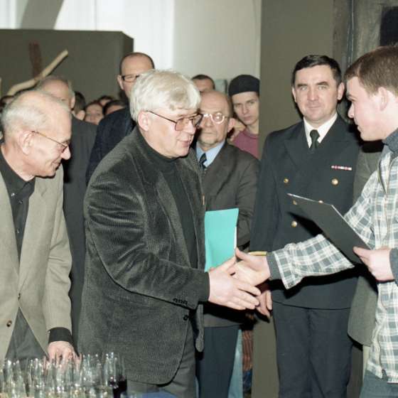 Na pierwszym planie, od lewej: Jerzy Krechowicz, Sławoj Ostrowski, Tomasz Sobisz, 1999
