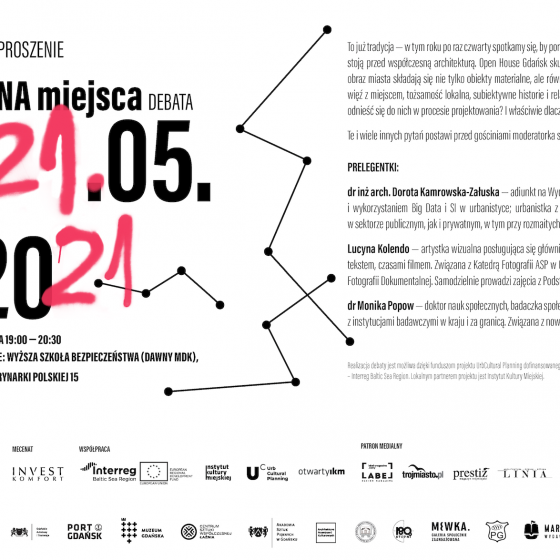 Dna miejsca. (Debata w ramach bloku UrbCultural Planning)