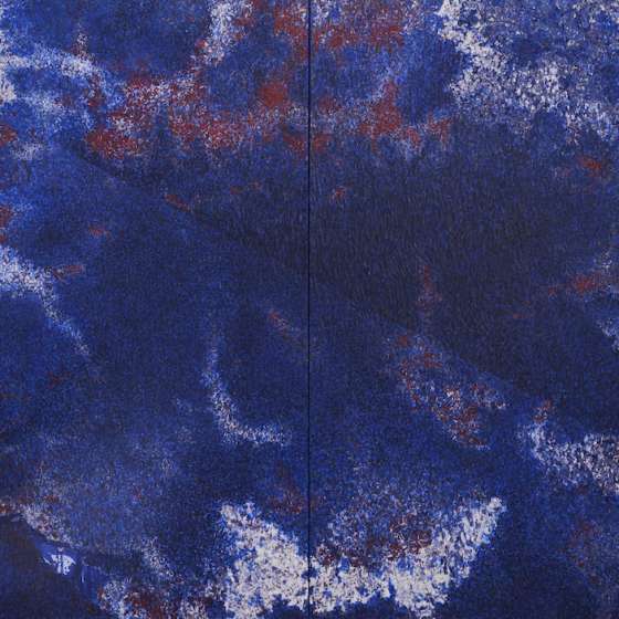 Zatruty oddech, olej, pigmenty, enkaustyka na płótnie, wymiar 200x300 cm (dwuczęściowy 2x200x150 cm), 2020-2022