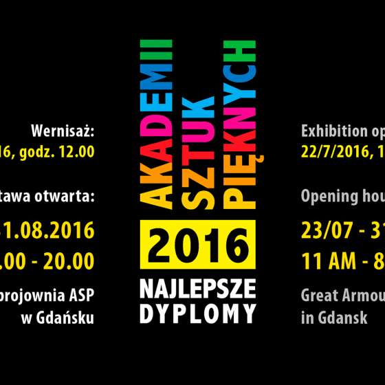 Baner | Najlepsze Dyplomy 2016 Akademii Sztuk Pięknych